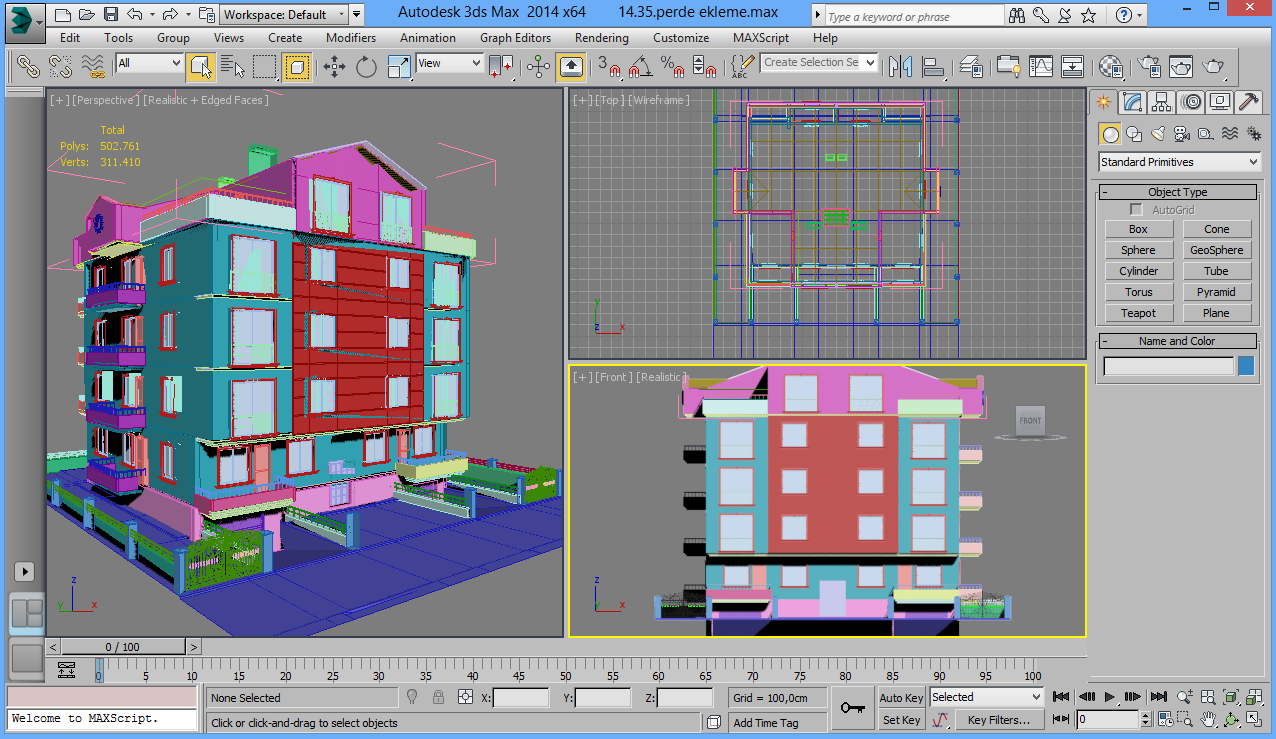 3d Modelleme ve Cephe Kaplama